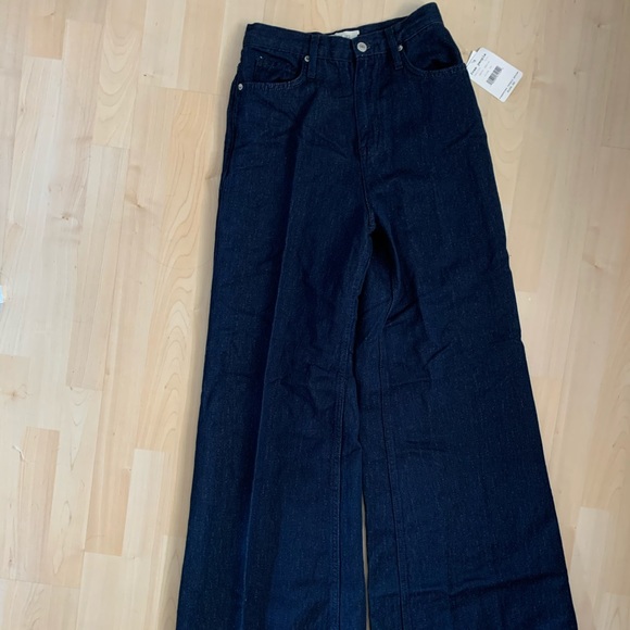 Free People Bell Wide High Rise Jeans 26 New - Picture 5 of 10